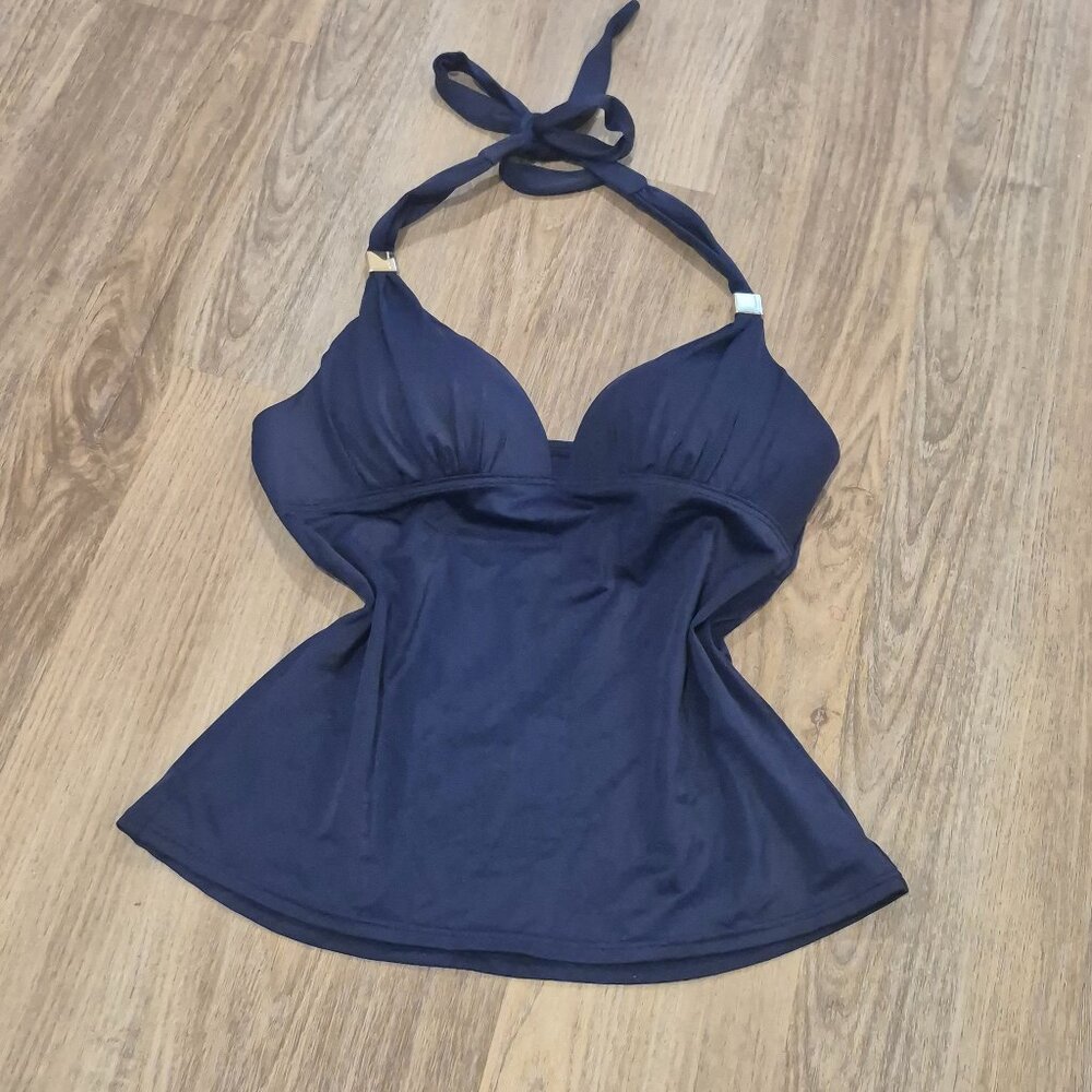 Victoria's Secret Navy Tankini Medium